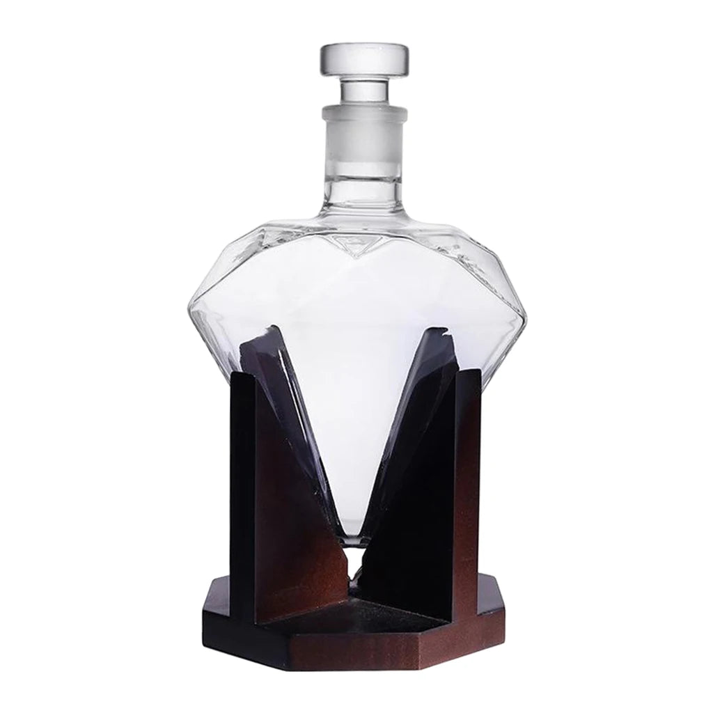 850ml Crystal Whiskey Decanter Luxurious Wine Wine Pourer Whisky Dispenser