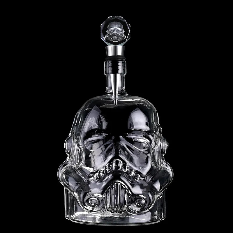 Wine Glass Set  Storm Trooper Helmet Whiskey Decanter Whiskey Glass Cup Wine Glasses Accessories Creative Men Gift